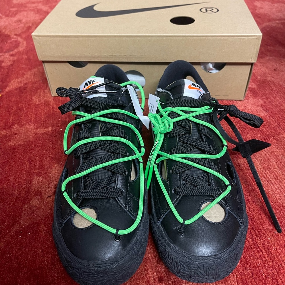 OFF-WHITE X BLAZER LOW 'BLACK' - Picture 7 of 13